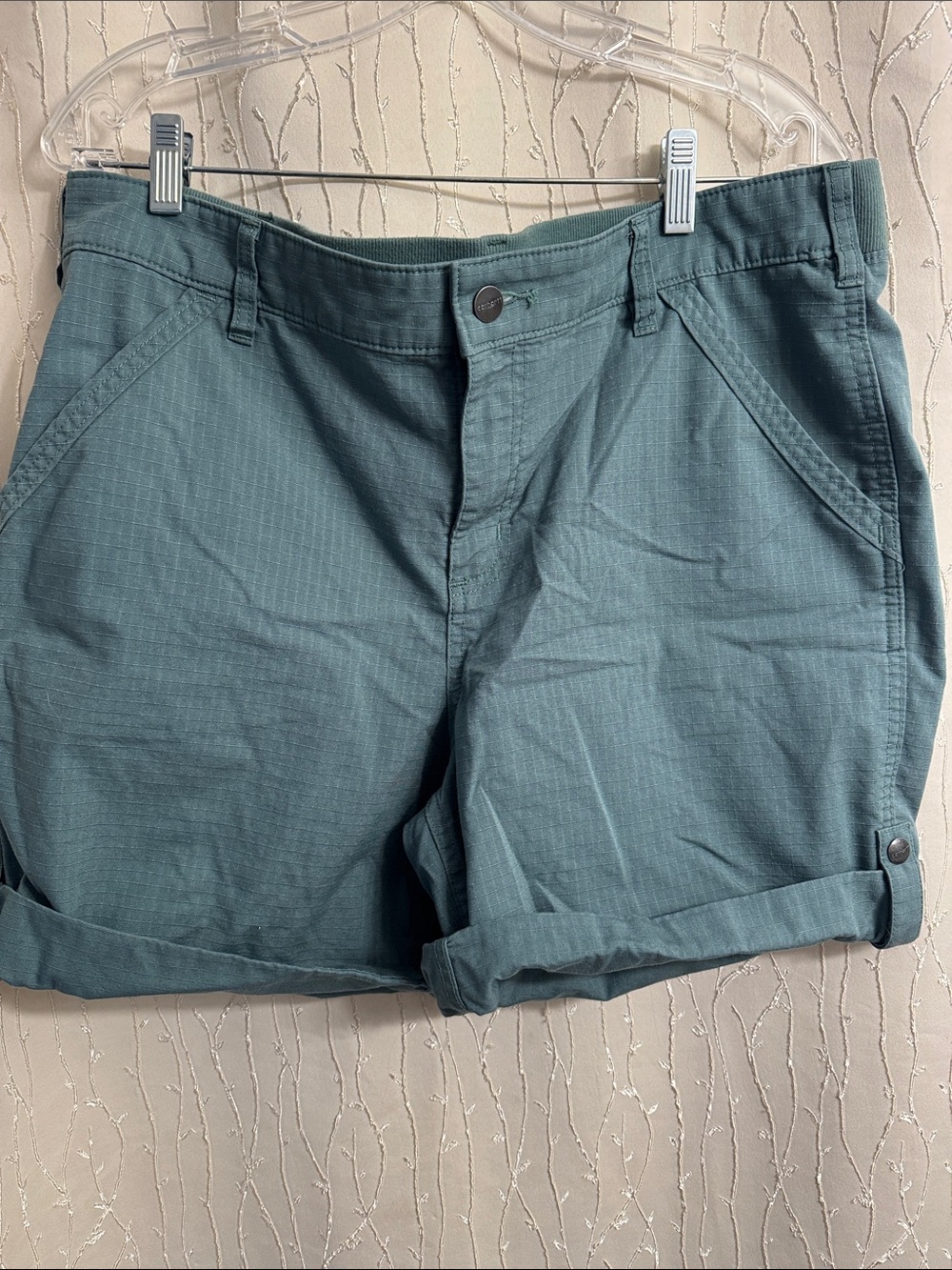 Carhartt Women's Teal Green Shorts